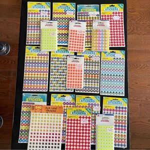 Trend Superspots Supershaped Stickers NOS 11,000+ Reward Stickers 80’s 90’s VTG